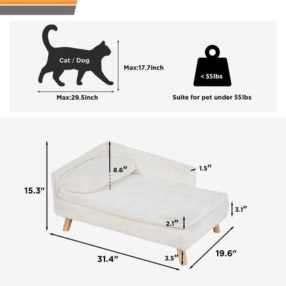 Luxury Pet Couch Bed, Washable & Waterproof Cat & Dog Sofa Bed, Aesthetic Pet Bed, Sofa Couch bed for small dogs and cats